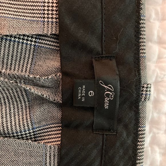 High-rise Peyton wide-leg pant in glen plaid size 4 - Picture 6 of 6